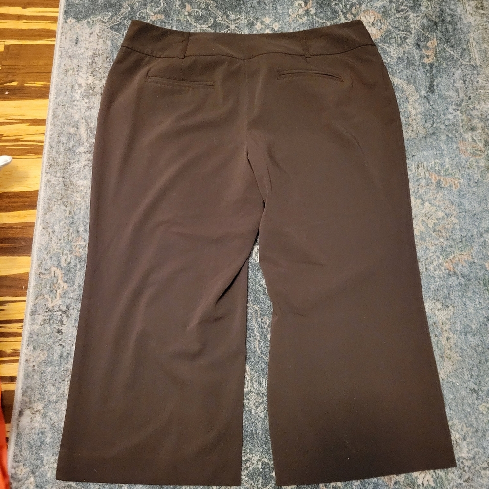 Apt. 9 Women's Dark Brown Capris Size 16 Look New - Picture 2 of 4